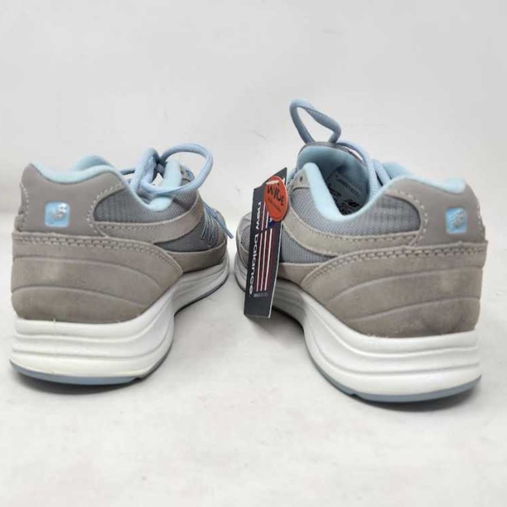 New women's 7W New Balance 877 V1 silver walking shoes sneakers 7 Wide WW877SB - Picture 10 of 11